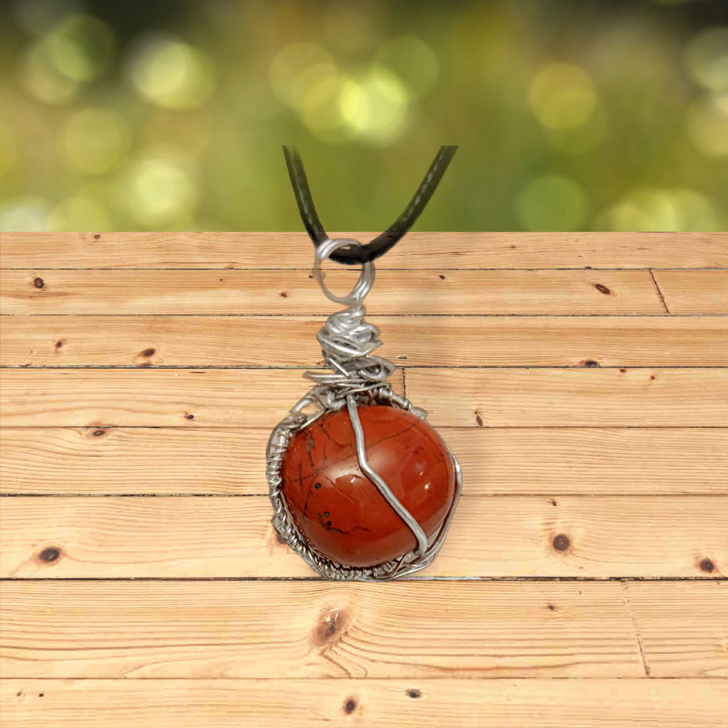Jasper Crystal necklace