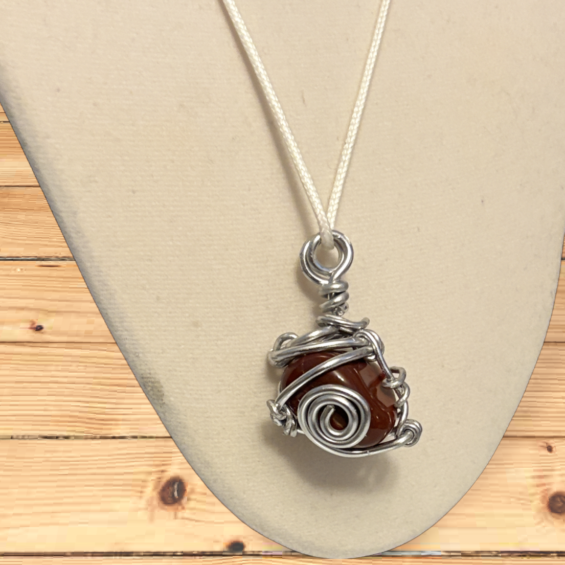 RedJasper Crystal necklace