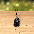 Black turmaline crystal