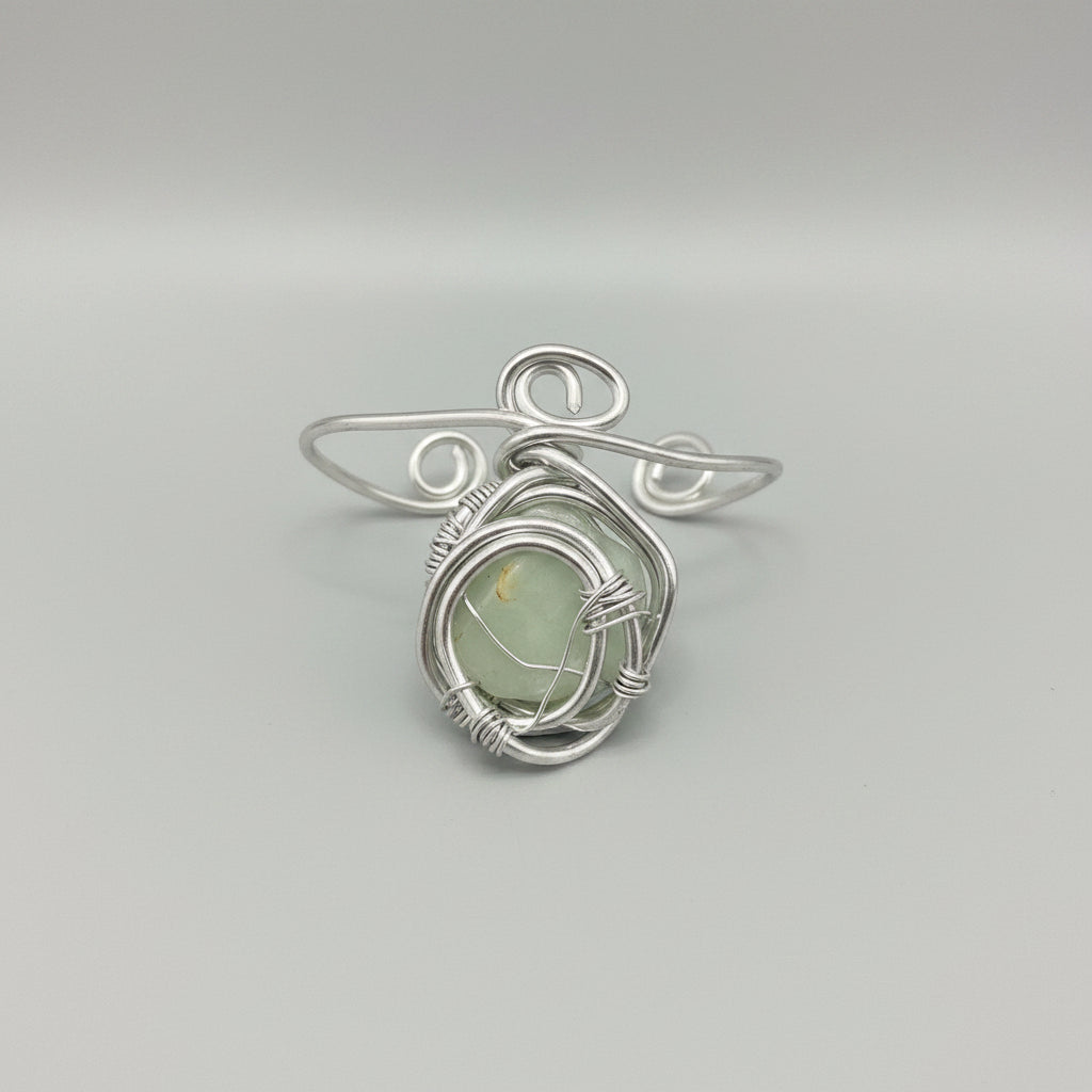 handmade copper  wire silver bracelet