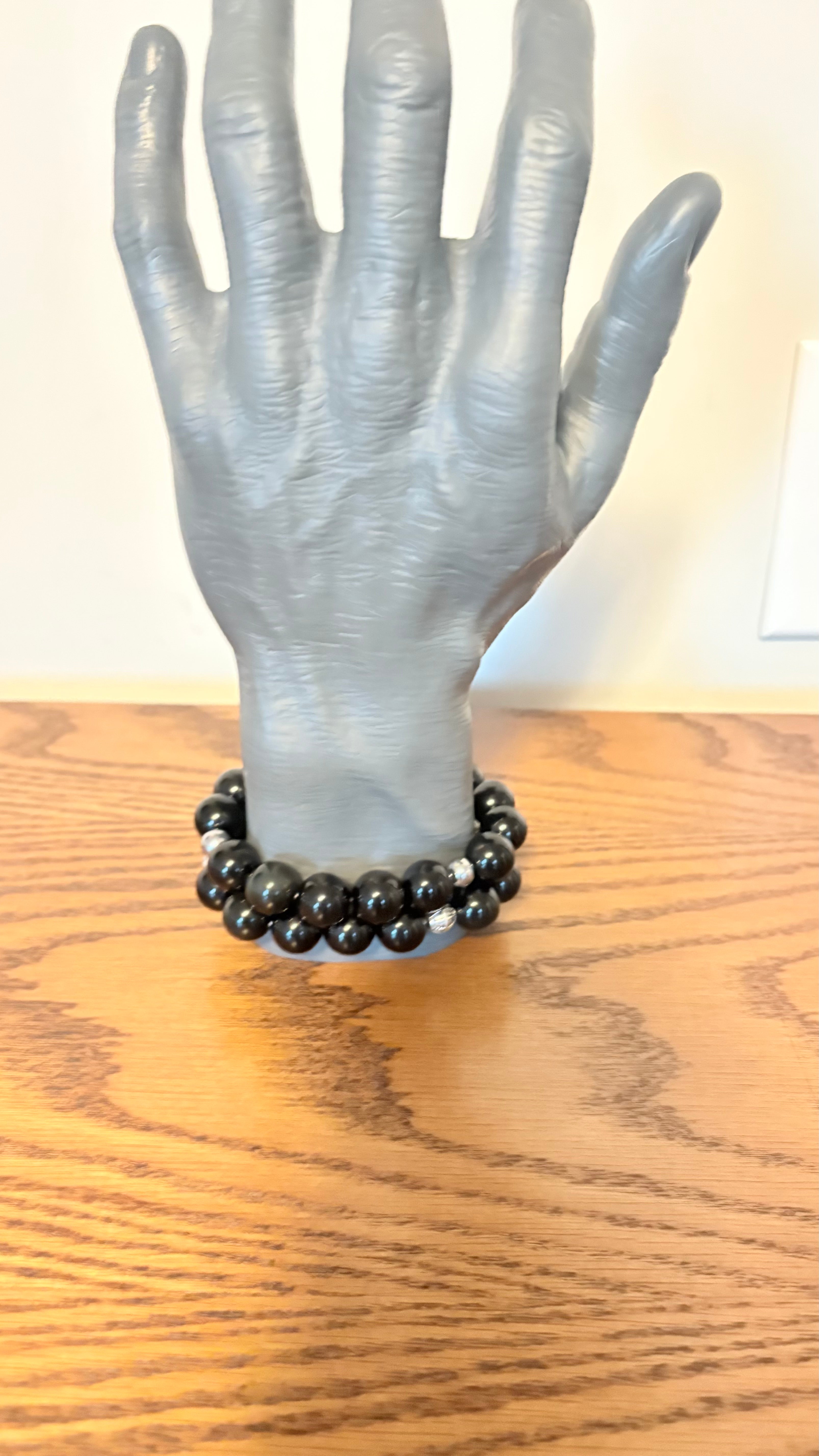 Agate Gemstone Beaded Bracelet