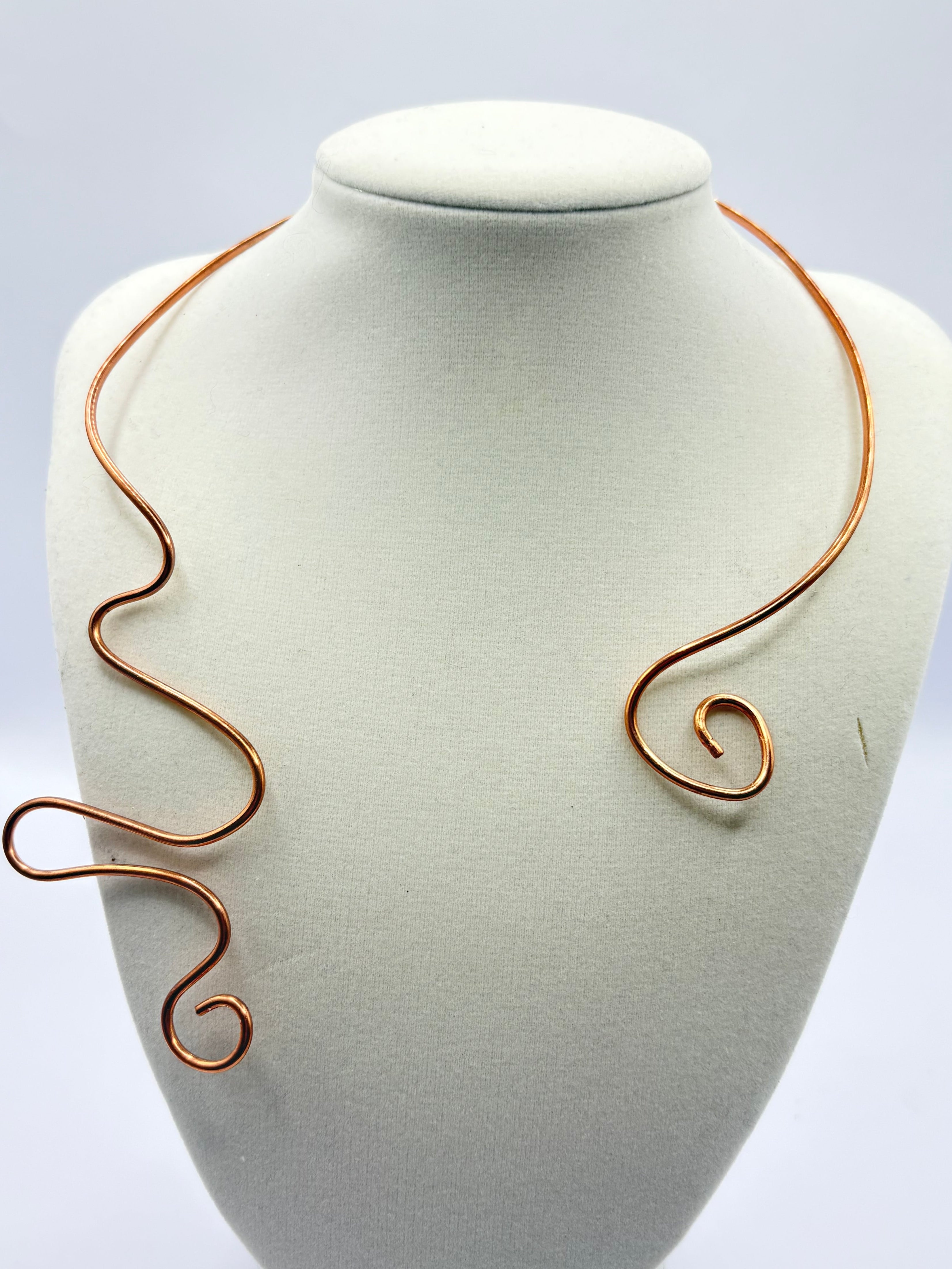 copper choker necklace