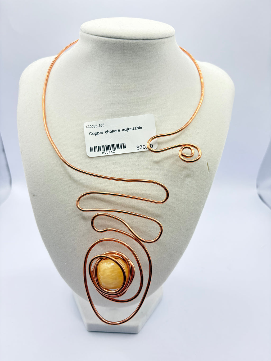 Handcrafted Wire Choker Necklace