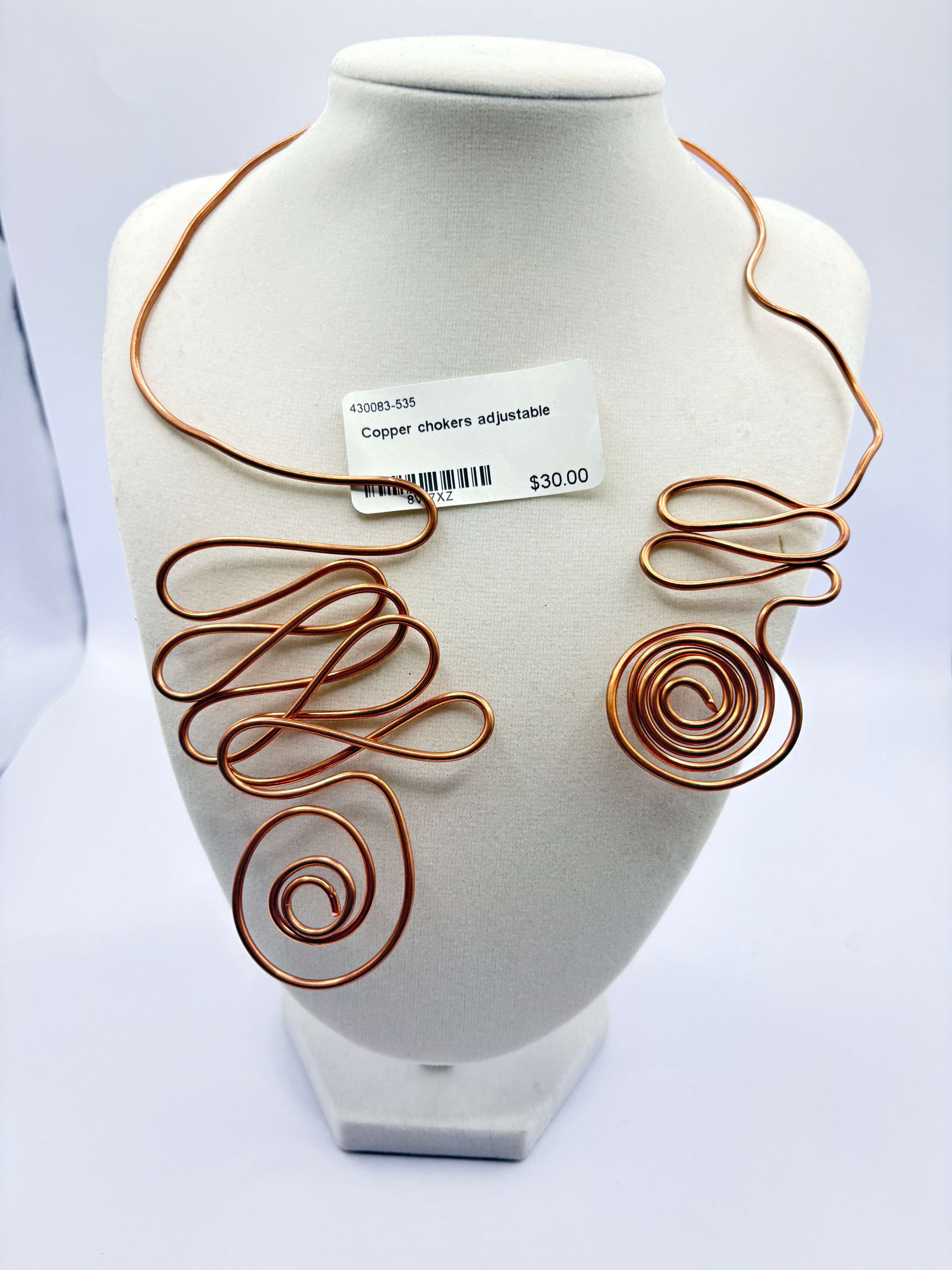 Handcrafted Wire Choker Necklace