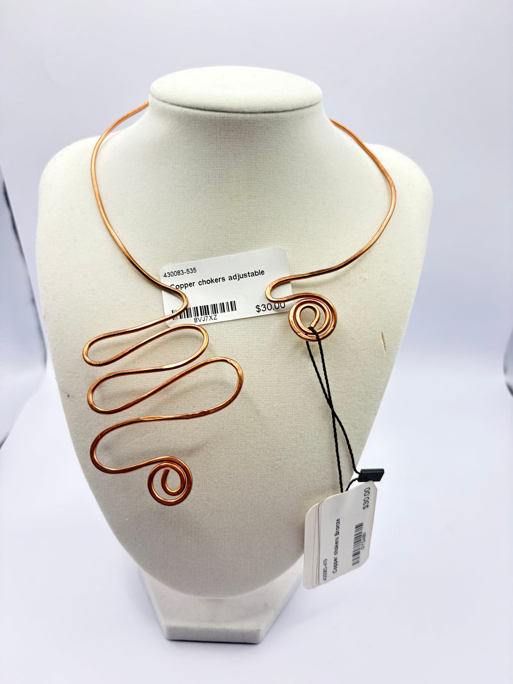 Handcrafted Wire Choker Necklace