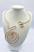 Copper choker necklace
