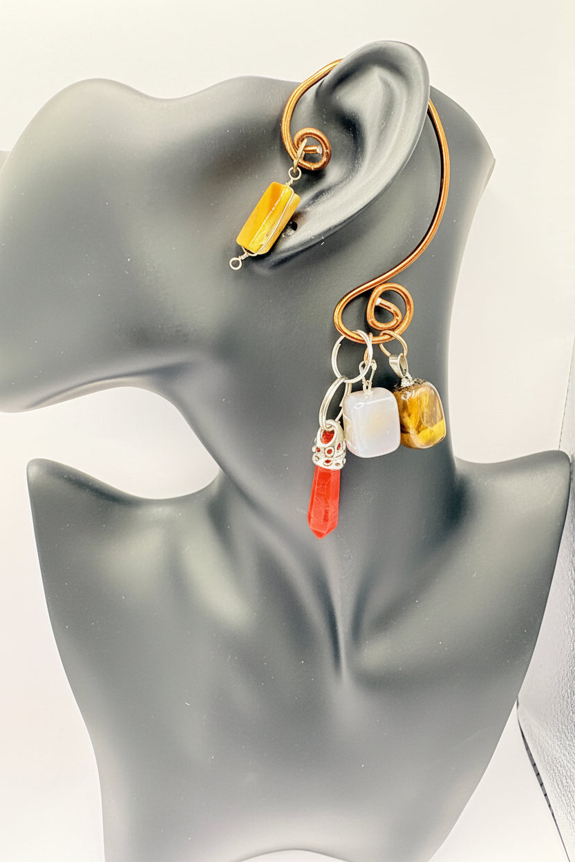 Adjustable Silver Wire Ear Cuff