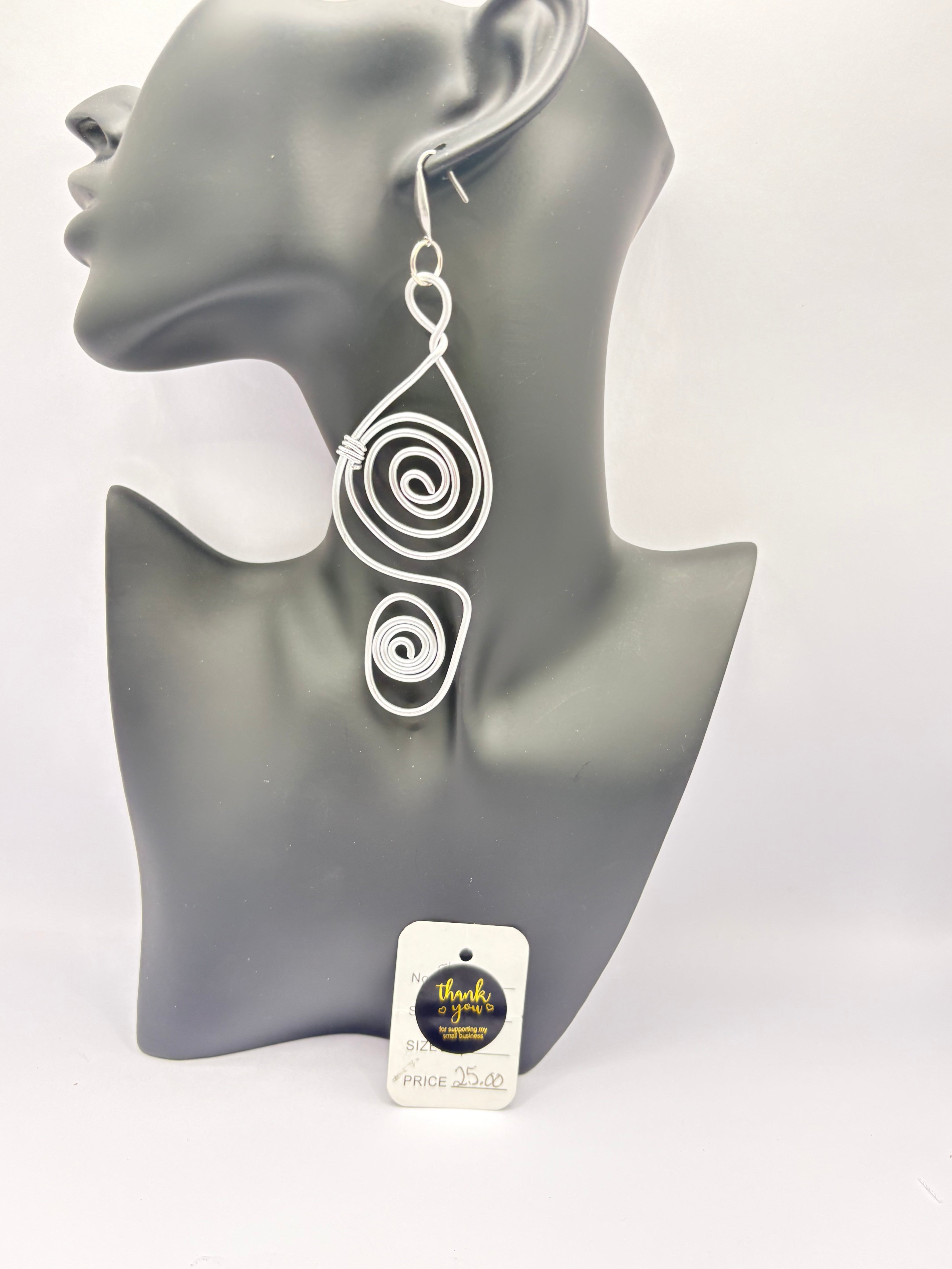 Handcrafted Wire Wrapped Statement Earrings