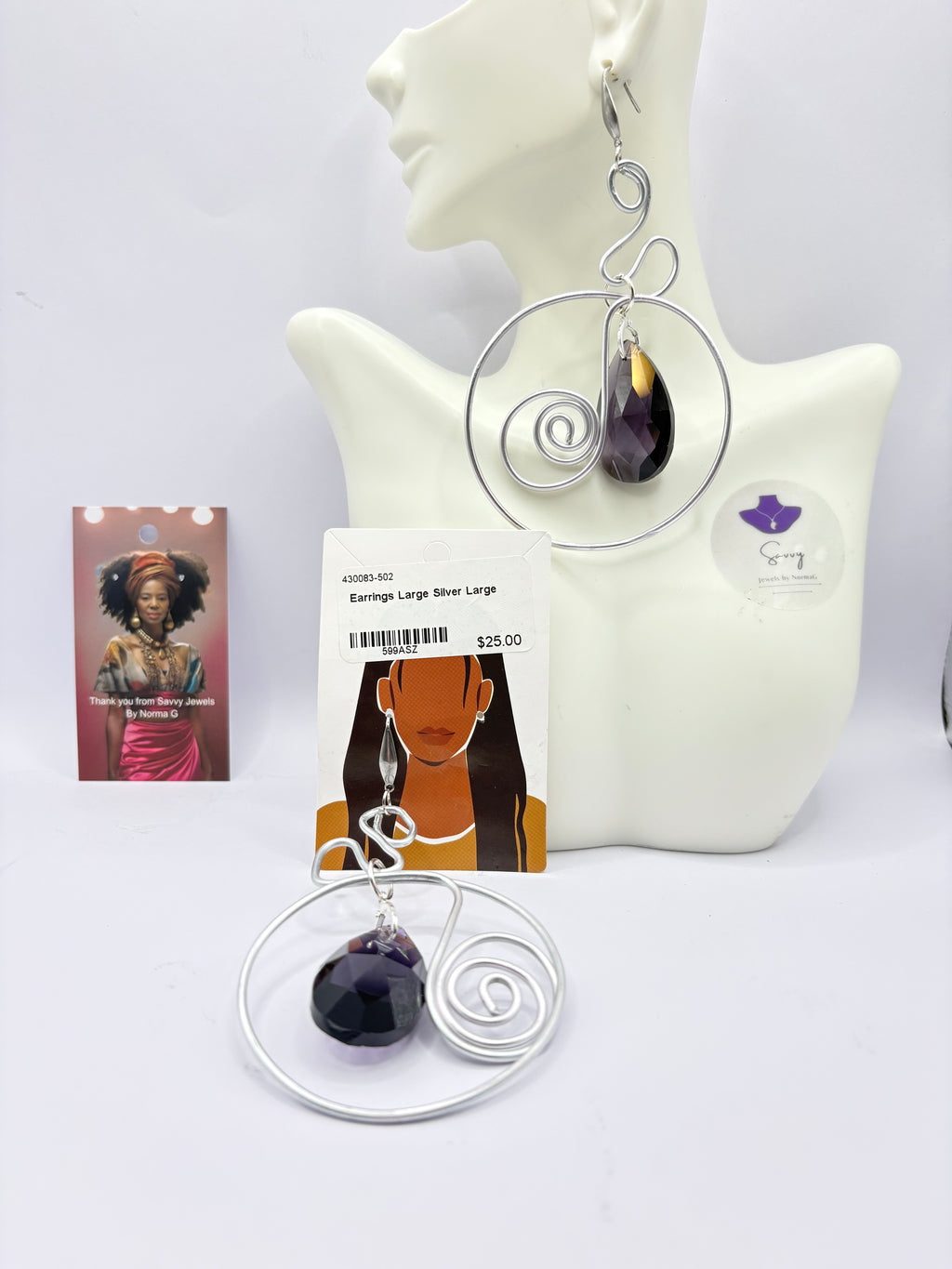 Handcrafted Wire Wrapped Statement Earrings