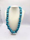 Wood bead necklace