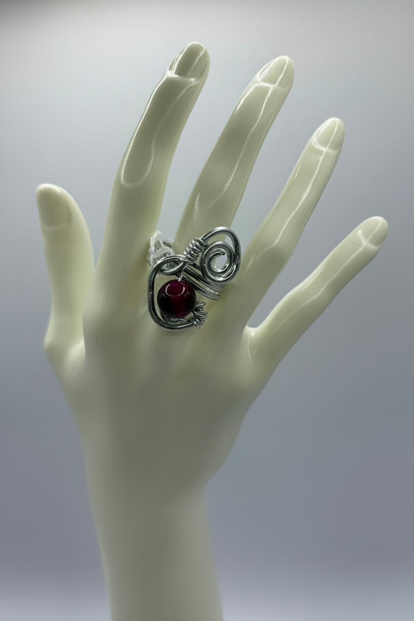 Wire wrapped ring