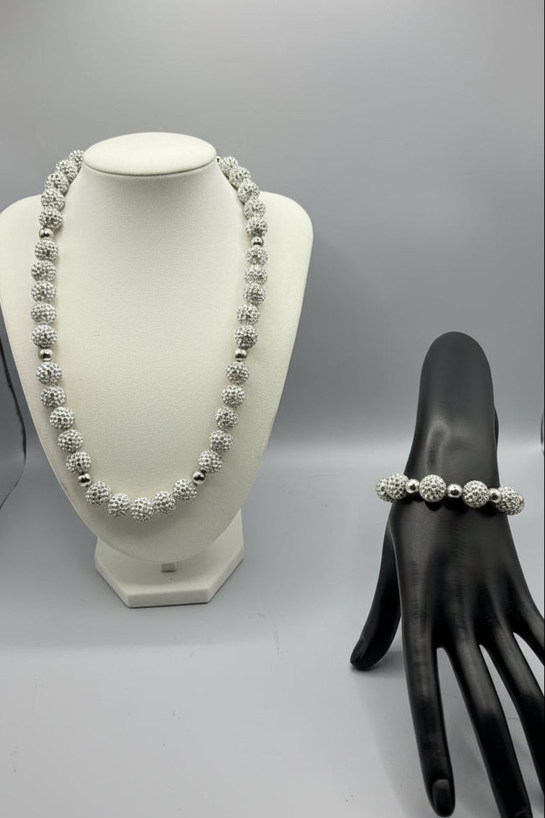 Silver Rhinestone set