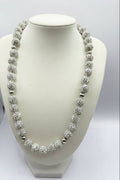 silver rhinestone ecklace