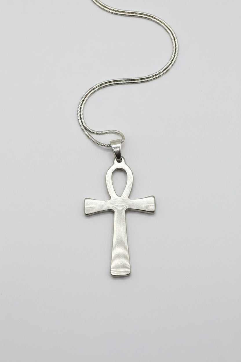 Silver Ankh necklace