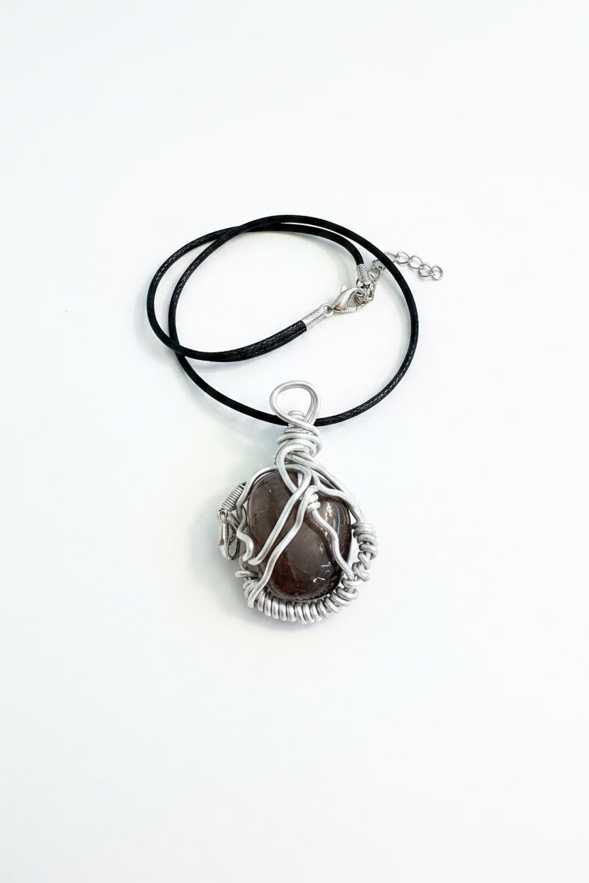 Crystal Amethyst Necklace Small