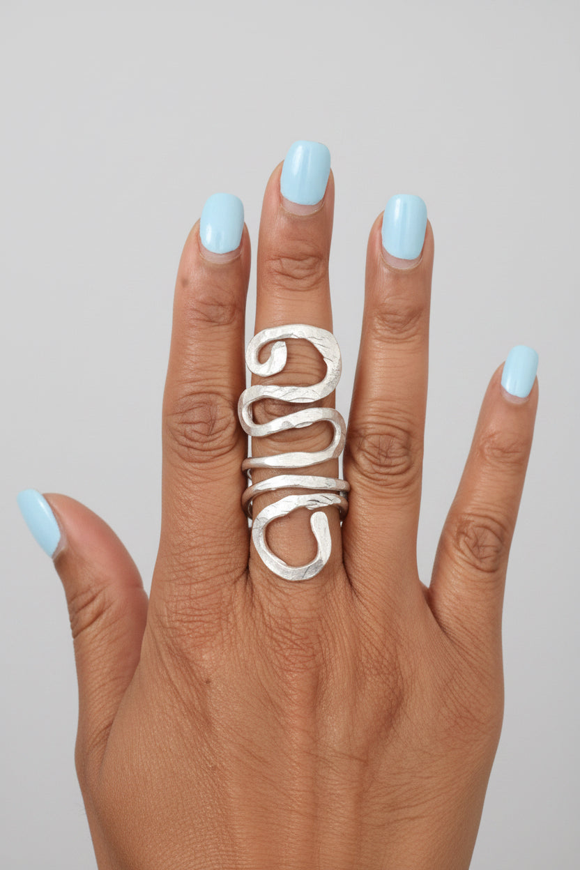 Handcrafted Wire Wrap Statement Ring
