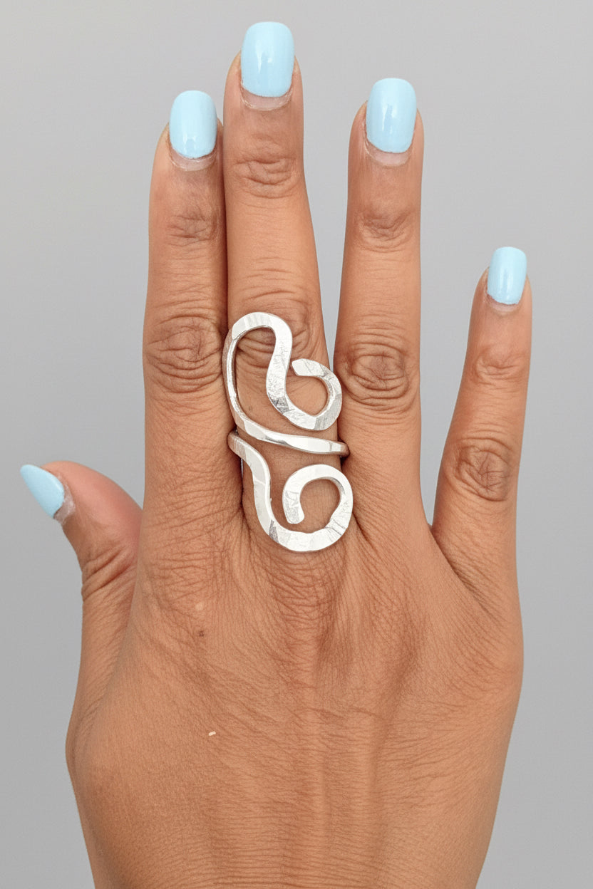 Handcrafted Wire Wrap Statement Ring