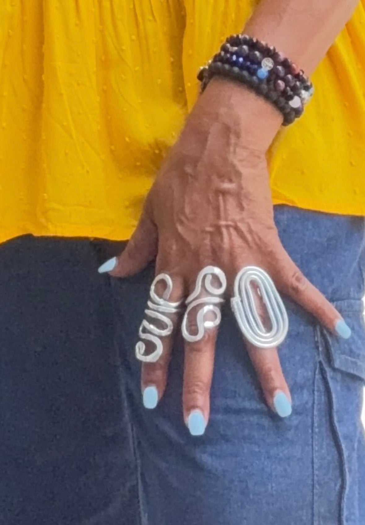 Handcrafted Wire Wrap Statement Ring