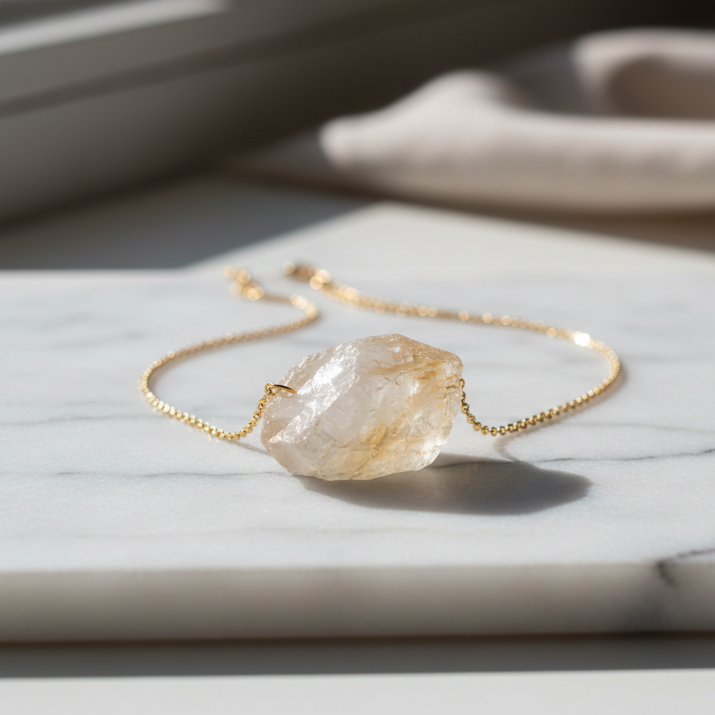 Crystal Calcite Necklace