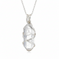 Crystal White Opal Necklace