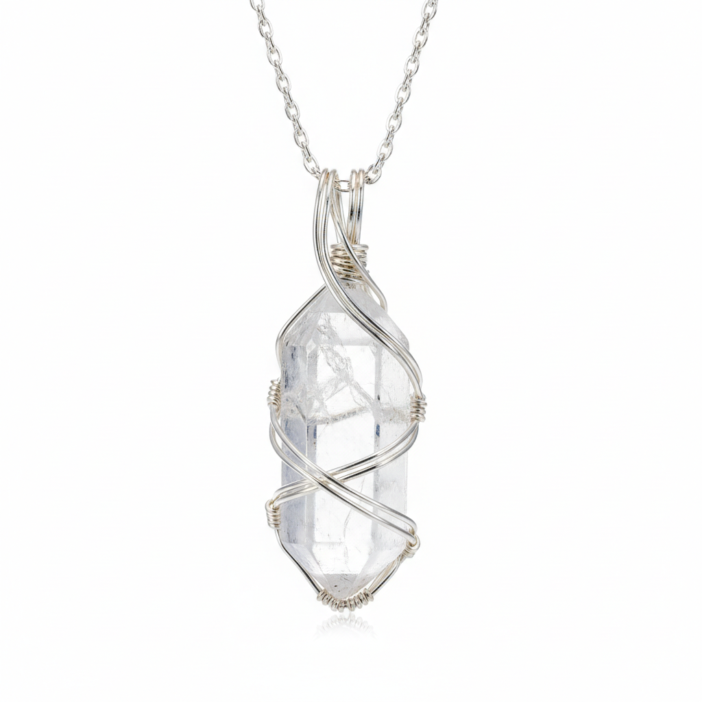 Crystal White Opal Necklace