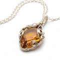 Crystal Gold Stone Necklace